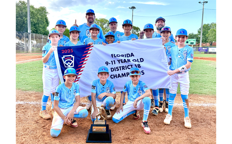 2025 D18 9-11 Baseball Champs-Greater Naples LL