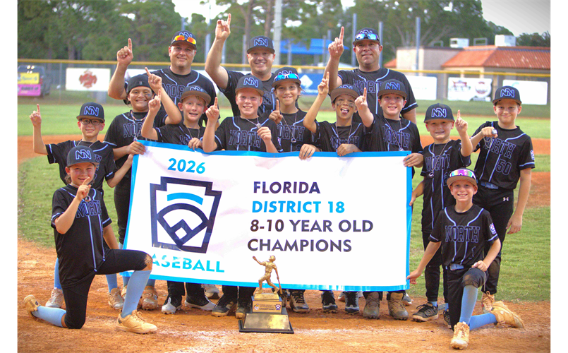 2026  D18 8-10 Baseball Champions-North Naples LL